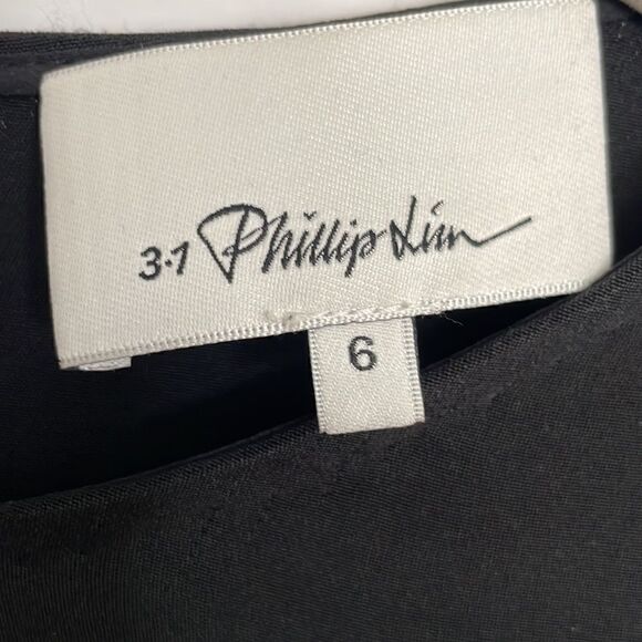 3.1 Phillip Lim Black Silk Dress - Picture 3 of 5